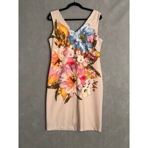 Donna Ricci Women's Size 10 Floral Sheath Dress